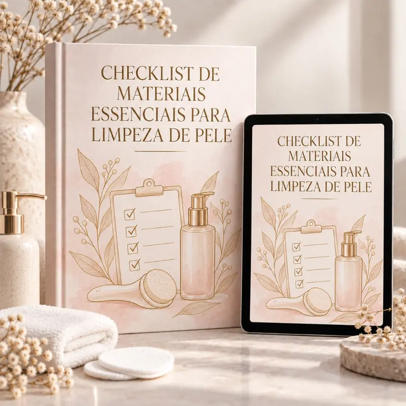 Checklist de Materiais Essenciais para Limpeza de Pele